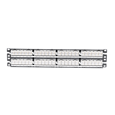 PANDUIT - Panel de Parcheo de Impacto 110, Plano, Categoría 5e, de 48 Puertos, 2UR