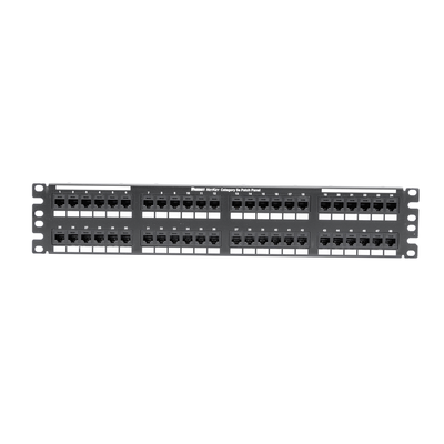 PANDUIT - Panel de Parcheo de Impacto 110, Plano, Categoría 5e, de 48 Puertos, 2UR