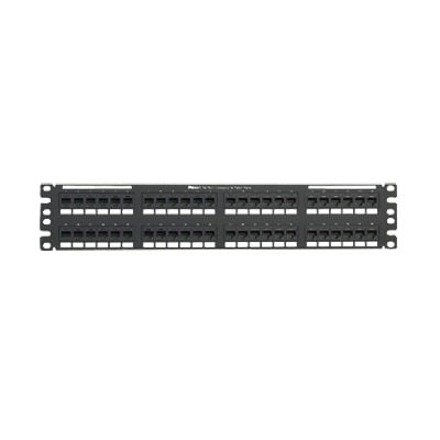 PANDUIT - Panel de Parcheo de Impacto 110, Plano, Categoría 5e, de 48 Puertos, 2UR