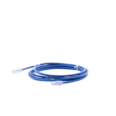 PANDUIT - Cable de Parcheo UTP Categoría 6, con Plug Modular en Cada Extremo - 3 Metros (9.84 Pies) - Azul