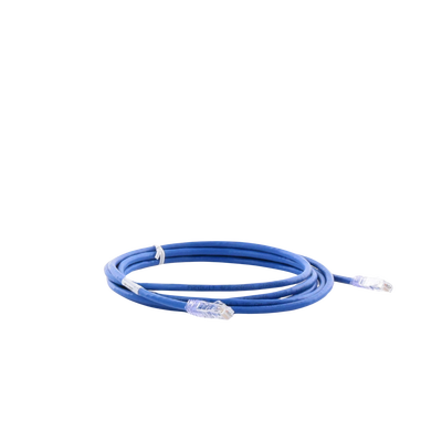 PANDUIT - Cable de Parcheo UTP Categoría 6, con Plug Modular en Cada Extremo - 3 Metros (9.84 Pies) - Azul
