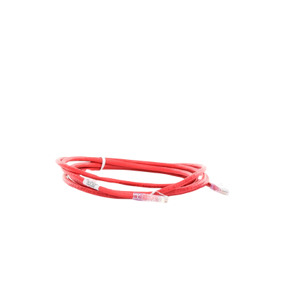 PANDUIT - Cable de Parcheo UTP Categoría 6, con Plug Modular en Cada Extremo - 3 Metros (9.84 Pies) - Rojo