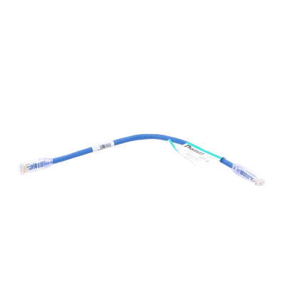 PANDUIT - Cable de Parcheo UTP Categoría 6, con Plug Modular en Cada Extremo - 0.3 Metros (1 Pie) - Azul