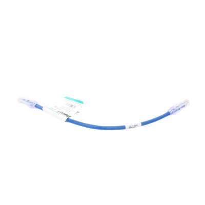 PANDUIT - Cable de Parcheo UTP Categoría 6, con Plug Modular en Cada Extremo - 0.3 Metros (1 Pie) - Azul