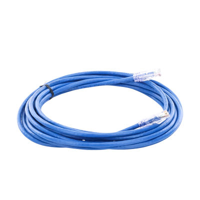PANDUIT - Cable de Parcheo UTP Categoría 6, con Plug Modular en Cada Extremo - 6 Metros (19.69 Pies) - Azul