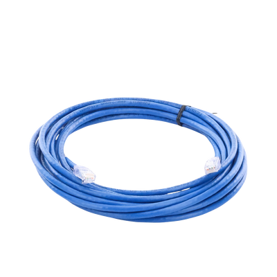 PANDUIT - Cable de Parcheo UTP Categoría 6, con Plug Modular en Cada Extremo - 6 Metros (19.69 Pies) - Azul