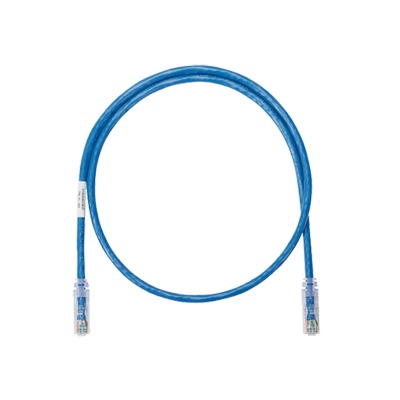 PANDUIT - Cable de Parcheo UTP Categoría 6, con Plug Modular en Cada Extremo - 1.5 Metros (4.92 Pies) - Azul