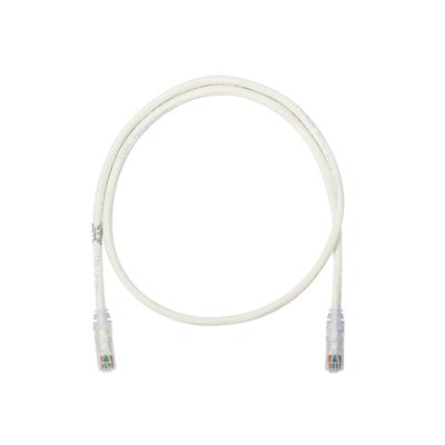 PANDUIT - Cable de Parcheo UTP Categoría 6, con Plug Modular en Cada Extremo - 1.5 Metros (4.92 Pies) - Blanco Mate