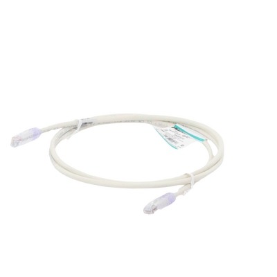 PANDUIT - Cable de Parcheo UTP Categoría 6, con Plug Modular en Cada Extremo - 1.5 Metros (4.92 Pies) - Blanco Mate