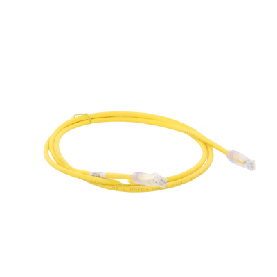 PANDUIT - Cable de Parcheo UTP Categoría 6, con Plug Modular en Cada Extremo - 1.5 Metros (4.92 Pies) - Amarillo