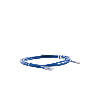 PANDUIT - Cable de Parcheo UTP Categoría 6, con Plug Modular en Cada Extremo - 2 Metros (6.56 Pies) - Azul