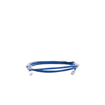 PANDUIT - Cable de Parcheo UTP Categoría 6, con Plug Modular en Cada Extremo - 2 Metros (6.56 Pies) - Azul
