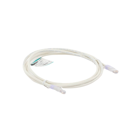 PANDUIT - Cable de Parcheo UTP Categoría 6, con Plug Modular en Cada Extremo - 2 Metros (6.56 Pies) - Blanco Mate