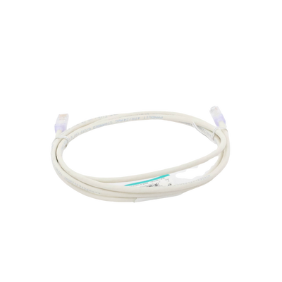 PANDUIT - Cable de Parcheo UTP Categoría 6, con Plug Modular en Cada Extremo - 2 Metros (6.56 Pies) - Blanco Mate