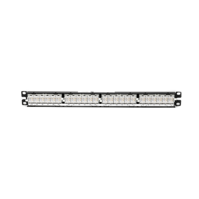 PANDUIT - Panel de Parcheo de Impacto 110, Plano, Categoría 6, de 24 Puertos, 1UR