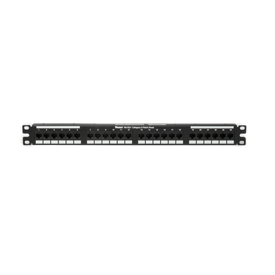 PANDUIT - Panel de Parcheo de Impacto 110, Plano, Categoría 6, de 24 Puertos, 1UR