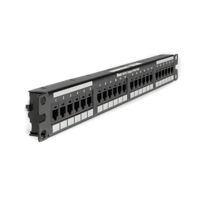 PANDUIT - Panel de Parcheo de Impacto 110, Plano, Categoría 6, de 24 Puertos, 1UR