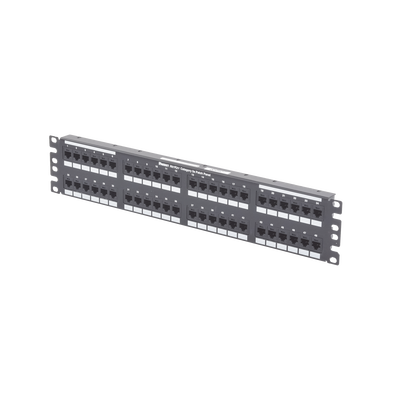 PANDUIT - Panel de Parcheo de Impacto 110, Plano, Categoría 6, de 48 Puertos, 2UR