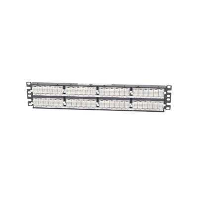PANDUIT - Panel de Parcheo de Impacto 110, Plano, Categoría 6, de 48 Puertos, 2UR