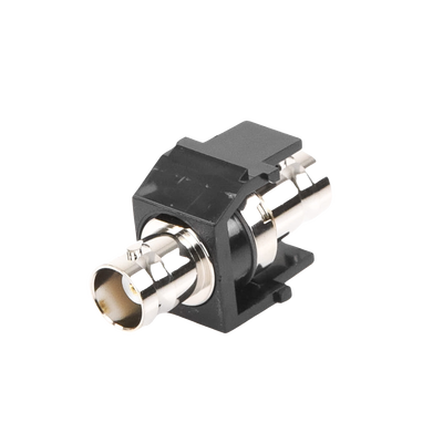 PANDUIT - Módulo Acoplador Coaxial Tipo BNC, Keystone, de 50 Ohms, Color Negro