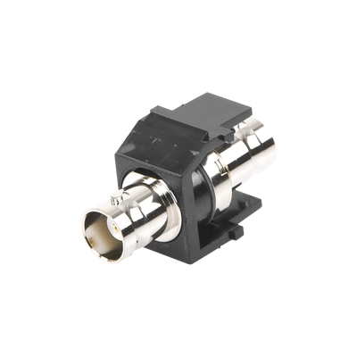 PANDUIT - Módulo Acoplador Coaxial Tipo BNC, Keystone, de 50 Ohms, Color Negro