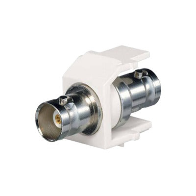 PANDUIT - Módulo Acoplador Coaxial Tipo BNC, Keystone, de 50 Ohms, Color Blanco Mate
