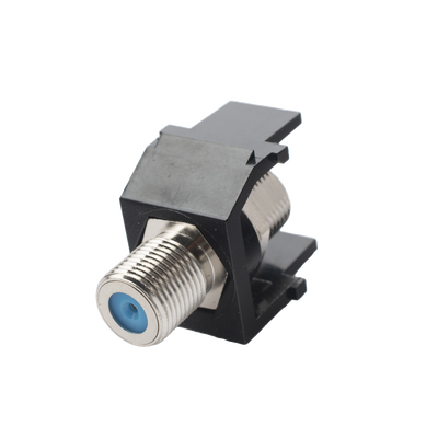 PANDUIT - Módulo Acoplador Coaxial Tipo F, Keystone, de 75 Ohms, 3.0 GHz, Color Negro