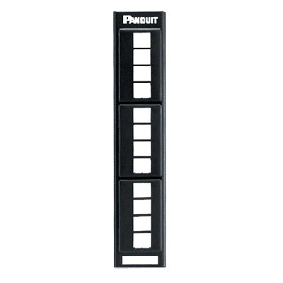 PANDUIT - Panel de Parcheo Modular Keystone (Sin Conectores), de Montaje en Pared Usando Accesorio Wb89d, 12 Puertos