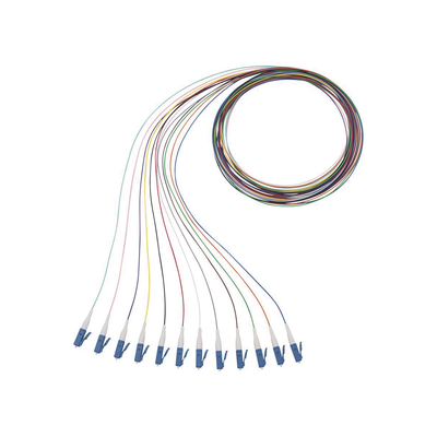 PANDUIT - Kit de 12 Pigtails con Conector LC, Monomodo 9/125 OS2, 900um, de 1 Metro (3.28 Pies)
