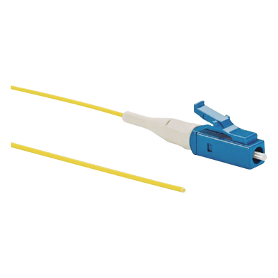 PANDUIT - Pigtail de Fibra Óptica LC Simplex, Monomodo OS2 9/125, 900um, Color Amarillo, 1 Metro (3.28 Pies)