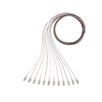 PANDUIT - Kit de 12 Pigtails con Conector LC, Multimodo 50/125 OM3, 900um, de 1 Metro (3.28 Pies)