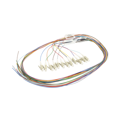 PANDUIT - Kit de 12 Pigtails con Conector LC, Multimodo 50/125 OM4, 900um, de 1 Metro (3.28 Pies)