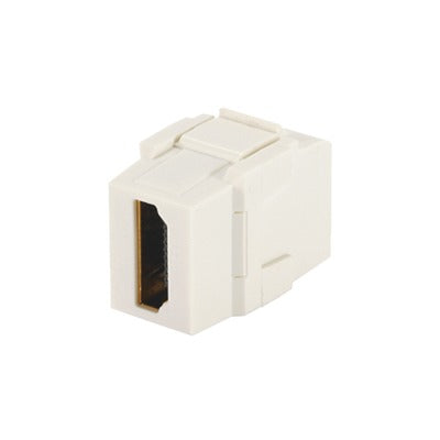 PANDUIT - Módulo Acoplador HDMI 2.0, Hembra a Hembra Tipo-A, Categoría 2, Keystone, Color Blanco Mate