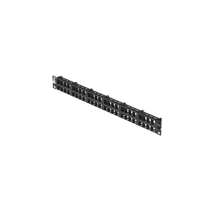 PANDUIT - Panel de Parcheo Modular de Alta Densidad, Keystone (Sin Conectores), Identificación con Etiqueta Adhesiva, de 48 Puertos en 1 UR