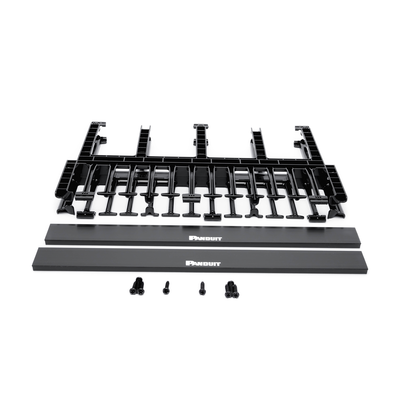PANDUIT - Organizador de Cables Horizontal NetManager de Alta Densidad, Doble (Frontal y Posterior), Para Rack de 19in, 1UR