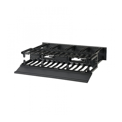 PANDUIT - Organizador de Cables Horizontal NetManager de Alta Densidad, Doble (Frontal y Posterior), Para Rack de 19in, 2UR