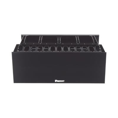 PANDUIT - Organizador de Cables Horizontal NetManager de Alta Densidad, Doble (Frontal y Posterior), Para Rack de 19in, 4UR
