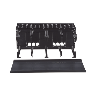 PANDUIT - Organizador de Cables Horizontal NetManager de Alta Densidad, Doble (Frontal y Posterior), Para Rack de 19in, 4UR