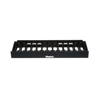PANDUIT - Organizador de Cables Horizontal NetManager de Alta Densidad, Sencillo (Solo Frontal), Para Rack de 19in, 1UR