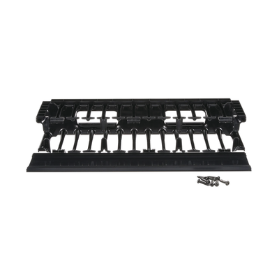 PANDUIT - Organizador de Cables Horizontal NetManager de Alta Densidad, Sencillo (Solo Frontal), Para Rack de 19in, 2UR