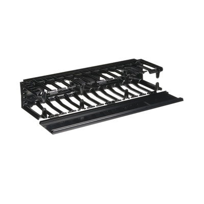 PANDUIT - Organizador de Cables Horizontal NetManager de Alta Densidad, Sencillo (Solo Frontal), Para Rack de 19in, 2UR