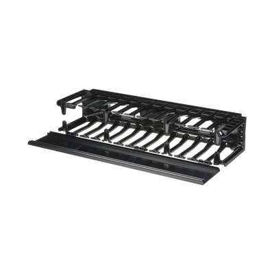 PANDUIT - Organizador de Cables Horizontal NetManager de Alta Densidad, Sencillo (Solo Frontal), Para Rack de 19in, 2UR