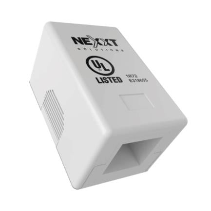 NEXXT SOLUTIONS - Caja de Montaje Nexxt Solutions Superficial 1 Puerto RJ45 Cat5e Blanco