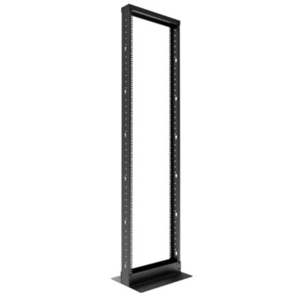 NEXXT SOLUTIONS - Bastidor Nexxt Solutions NPO-2P45UB 45U Abierto de 2 postes Marco de Acero con Orificios Cuadrados Color Negro