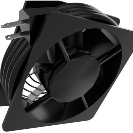 NEXXT SOLUTIONS - Unidad de Ventilación Nexxt Solutions NPF-12WMB para Montaje en Gabinete de Pared Esmalte Negro