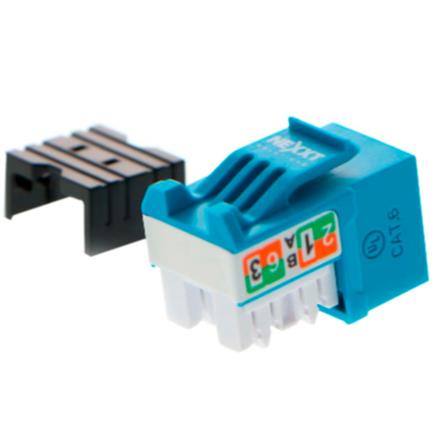NEXXT SOLUTIONS - Modulo Sin blindaje Nexxt Solutions Keystone Jack Cat6 Tipo 110 Azul