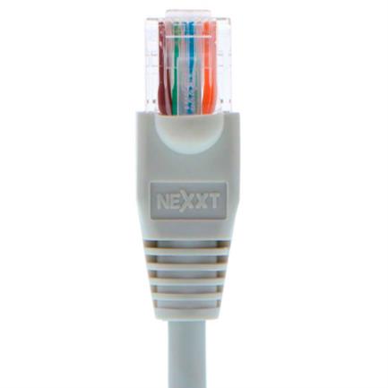 NEXXT SOLUTIONS - Cable de Conexión Red Nexxt Solutions Cat5e 100 MHz 2.31m 24 AWG Color Gris