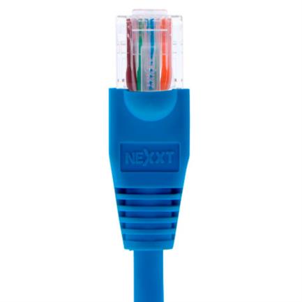 NEXXT SOLUTIONS - Cable de Conexión Red Nexxt Solutions Cat5e 100 MHz 2.31m 24 AWG Color Azul