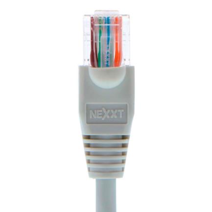 NEXXT SOLUTIONS - Cable de Conexión Red Nexxt Solutions Cat5e 100 MHz 3.05m 24 AWG Color Gris