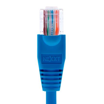 NEXXT SOLUTIONS - Cable de Conexión Red Nexxt Solutions Cat5e 100 MHz 3.05m 24 AWG Color Azul